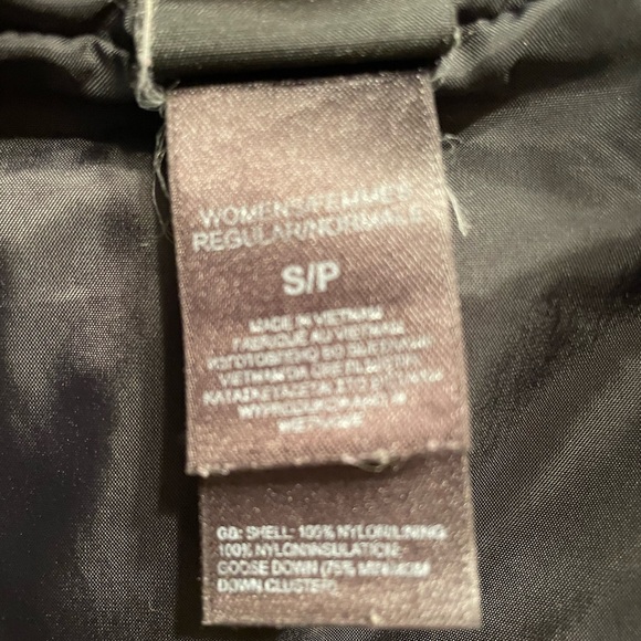 The North-face Women's Jacket Size Small Black Goose Down Blend Warm - Picture 10 of 12